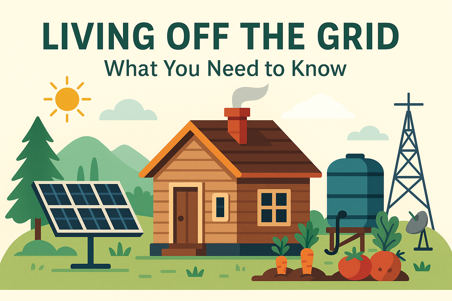 Living off the grid: what you need to know