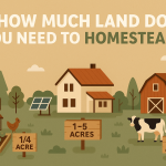 How much land do you need to homestead?