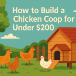 How to build a chicken coop for under $200: simple DIY guide for beginners
