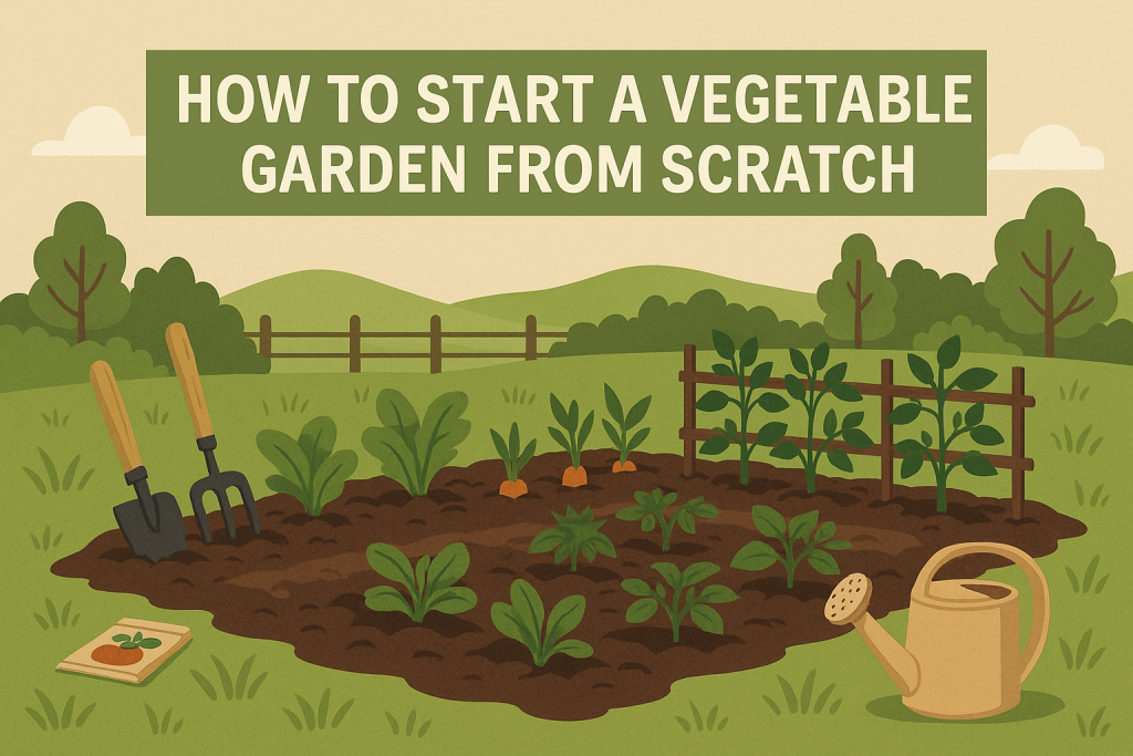 How to Start a Vegetable Garden from Scratch: Step-by-Step Beginner’s Guide