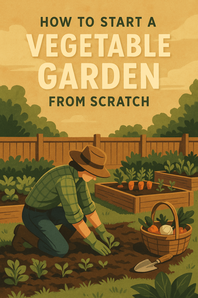 How to Start a Vegetable Garden from Scratch: Step-by-Step Beginner’s Guide 2025