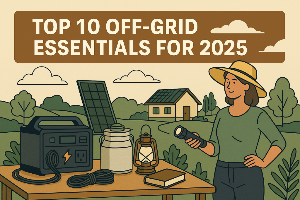 Top 10 off-grid essentials for 2026: live smarter and simpler