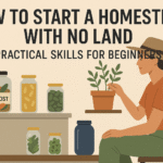 How to start a homestead with no land: Practical skills for beginners 2026