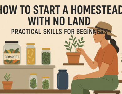 How to start a homestead with no land: Practical skills for beginners 2026