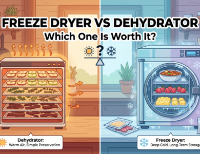 Freeze Dryer vs Dehydrator for Homesteading: Which One Is Actually Worth It?