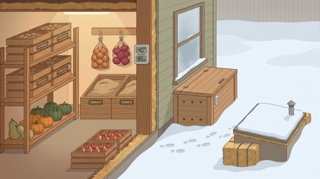 Root Cellar Alternatives: How to Store Food Without a Basement
