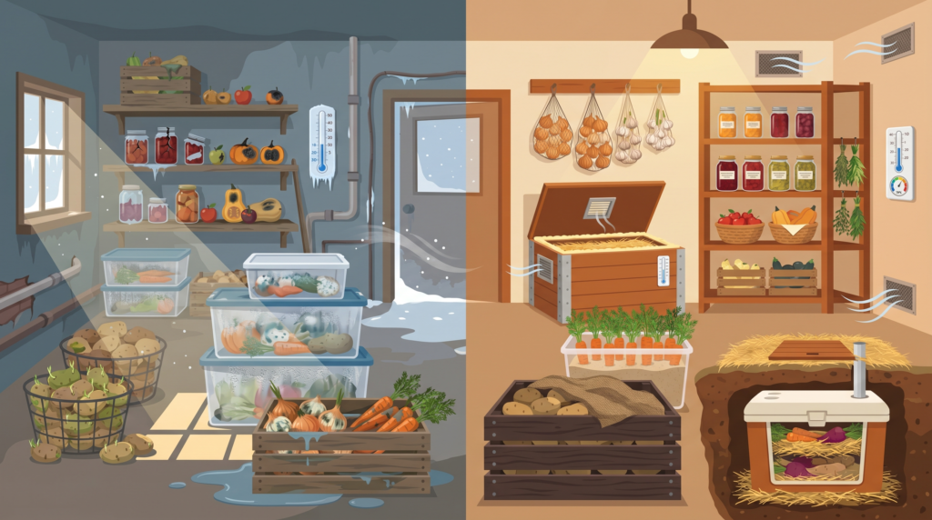 Root Cellar Alternatives: How to Store Food Without a Basement