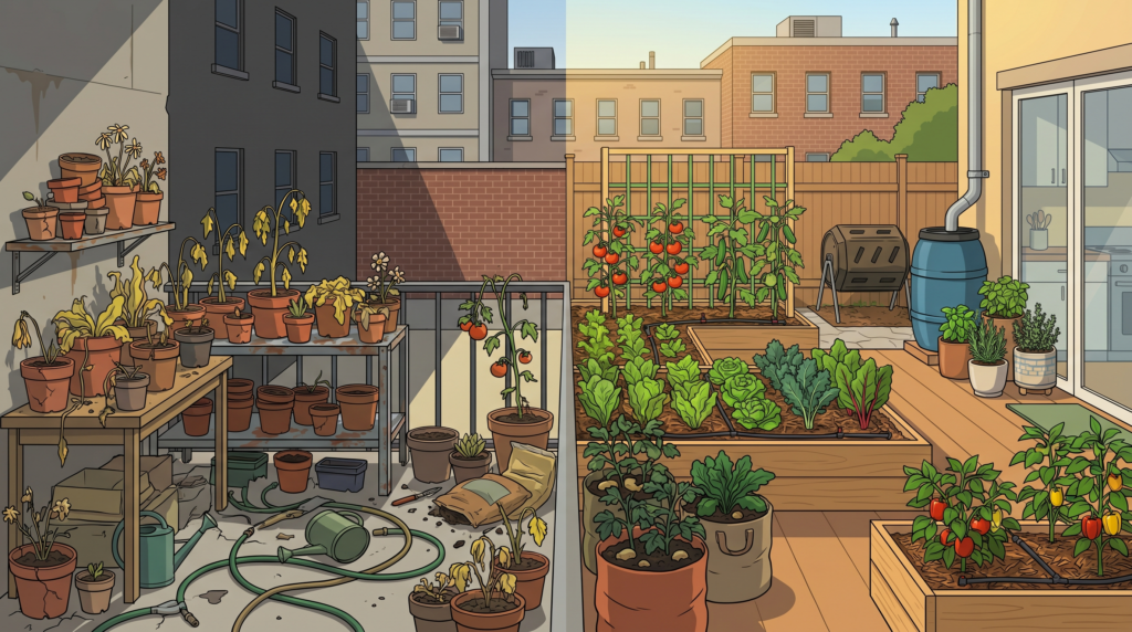 How to grow food in a small city space
